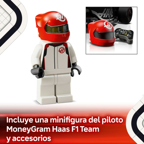 Lego Formula 1 Moneygram Haas F1 Team Vf-24 77250 Mas Piloto 242 Auto De Carreras