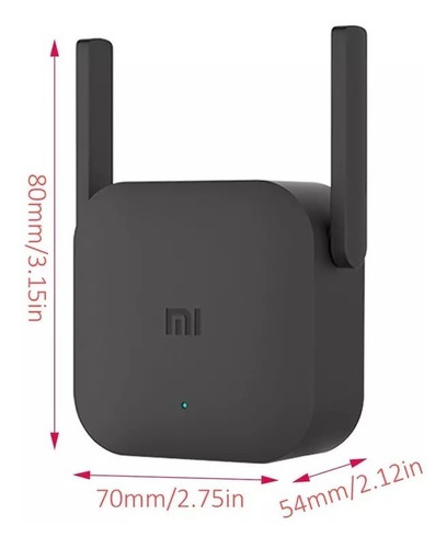 Imagen 11 de 12 de Repetidor, Range extender Xiaomi Mi Wi-Fi Range Extender Pro R03 negro 100V/240V