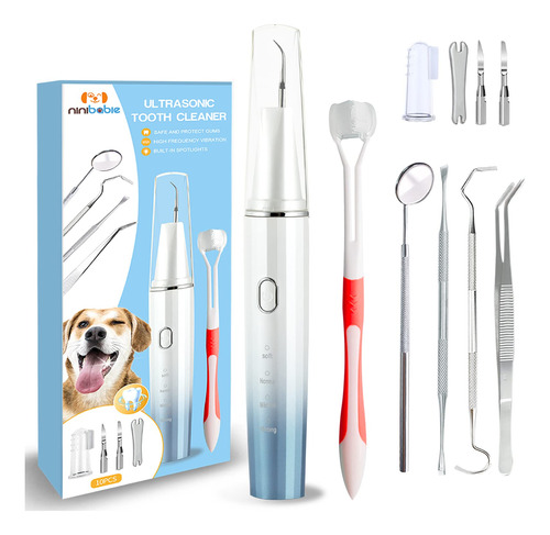 Ninibabie Kit De Cepillado De Dientes De Perro, Removedor De