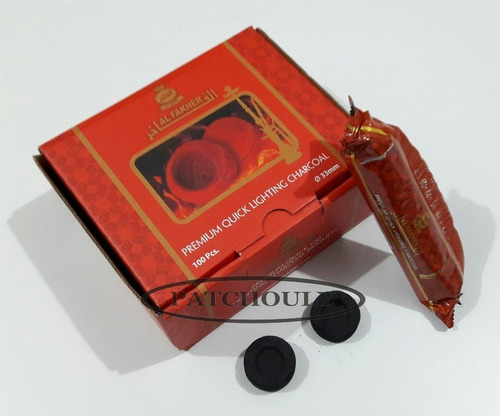 Imagen 7 de 10 de Carbón Narguile Shisha Hookah Leña Premium Encendido Rápido