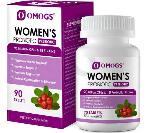 Probioticos Mujer Intestinal Urinario Vaginal 90 Caps X50 Sabor Sin Sabor