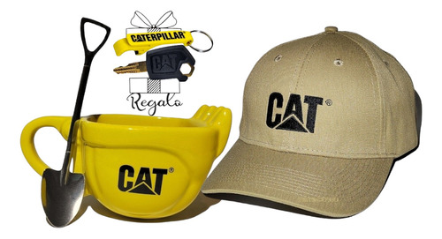 Llave Caterpillar De Encendido + Taza Cat + Gorra + Llavero.