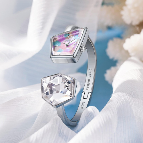 Saga Relojes De Moda Para Mujer Reloj De Pulsera De Cristal