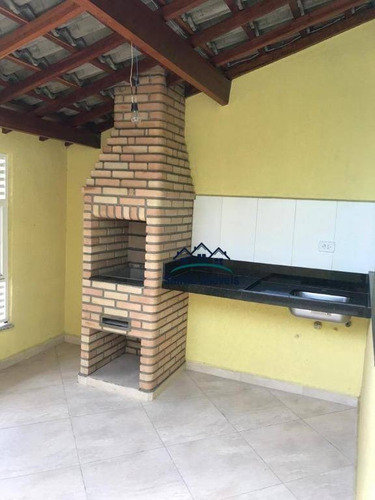 Imagem 1 de 22 de Sobrado Com 2 Dormitórios,(01 Suíte )quintal Amplo C Churrasqueira 02 Vagas À Venda, 90 M² Por R$ 330.000 - Vila Príncipe De Gales - Santo André/sp - So0327