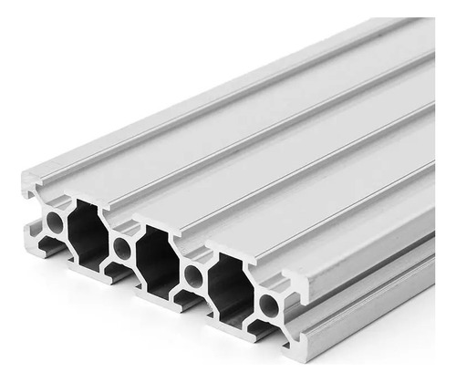 Perfil Aluminio (t-slot) 20x80 Plateado 1000mm - Cimech 3d