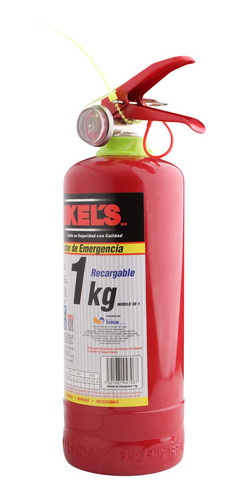 Extintor Recargable De Emergencia 1 Kg Mikels