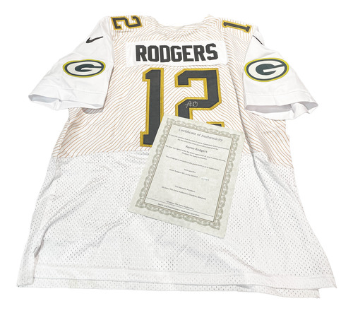 Jersey Firmado Aaron Rodgers Green Bay Autografo Certificado
