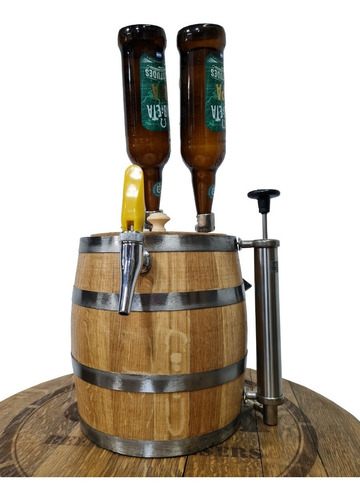 Chopera De Cerveza Tirada Para Dos Botellas Cask Tilcara