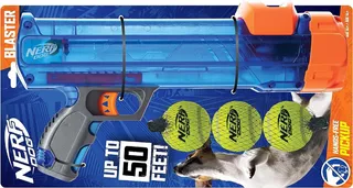 Pistola Nerf Dog Perro Juguete Incluye Bolas Pelotas D Tenis