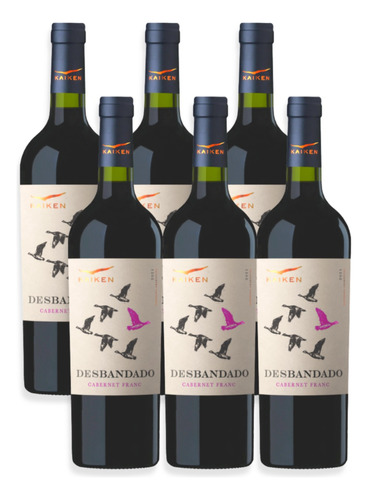 Vino Kaiken Tinto Desbandado Cabernet Franc 750ml Caja X6u