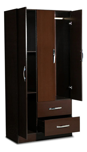 Ropero Family Muebles Maximo 63008 3p Chocolate