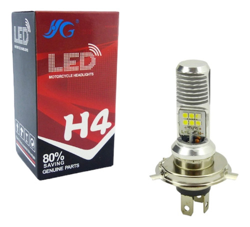 Ampolleta Led H4 Para Motos Universal 12v