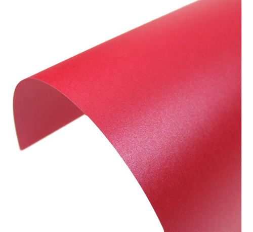 100 Sobres Mini Dinero Papel Nacarado 140g 8x11cm Color Rojo / Stardream Jupiter