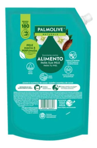Palmolive Jabón Líquido Jazmín & Cacao 900 Ml