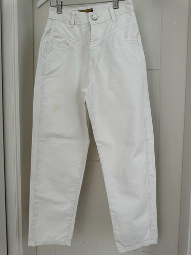 Pantalon Blanco Marca Guzman Modelo Slouchy 34 (24)