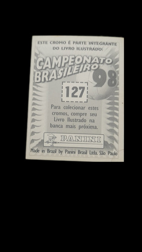 Figurinha Rara E Nova Esxudo Do Vasco Camp Brasileiro 1998 Vssco Escudo