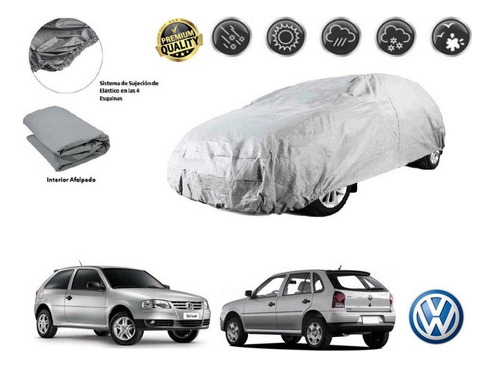 Funda Car Cover Afelpada Premium Vw Pointer 2005