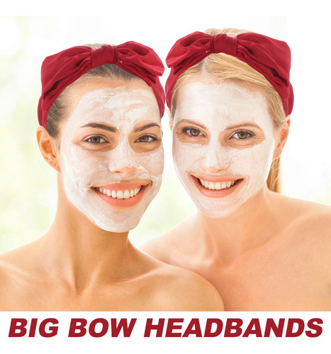 2 Diademas Decorativas Con Forma De Lazo, Doble Capa