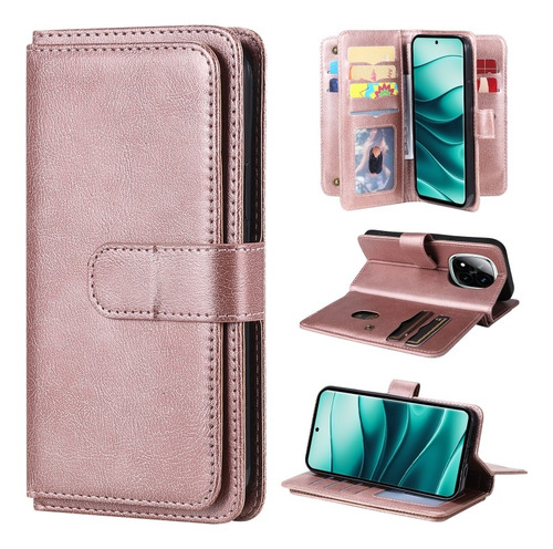 Funda Tipo Billetera Multifuncional Para Redmi Note 14 Pro+