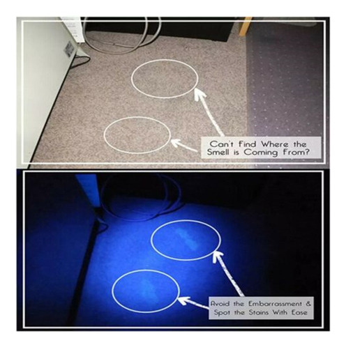 Linterna N Black Light Para Detección De Manchas De Orina De