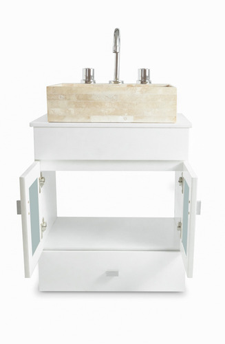 Imagen 8 de 10 de Vanitory (solo) 50cm Laqueado Colgante Puerta Cajon