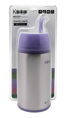 Keep Termo Mate Autocebante Acero Inoxidable Colores 400 Ml 