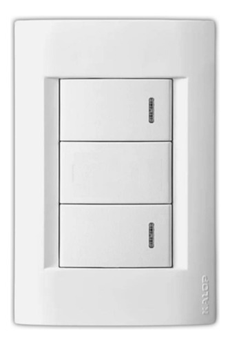 Llave De Luz Armada 2 Puntos Blanco Kalop Civil