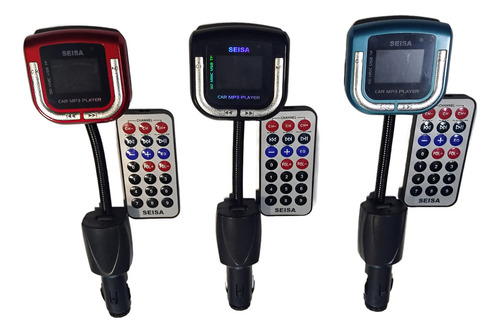 Transmisor Fm Con Control Remoto Brazo Flexible + Cargador