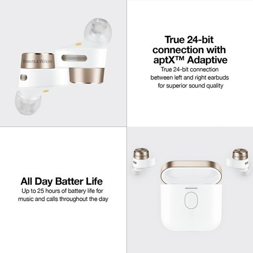 Auriculares inalámbricos blancos Bowers & Wilkins Pi7