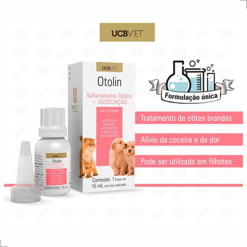 Inflamação No Ouvido Do Cachorro Como Tratar Otolin 15ml