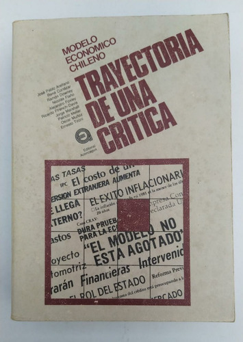 Libro Trayectoria De Una Critica / Modelo Económico Chileno