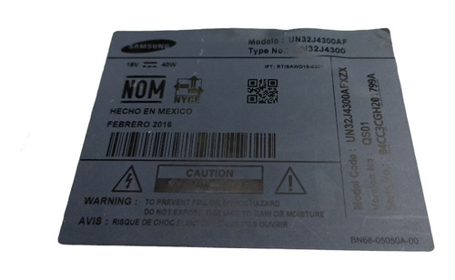Un32j4300af Samsung Mainboard (Usado)