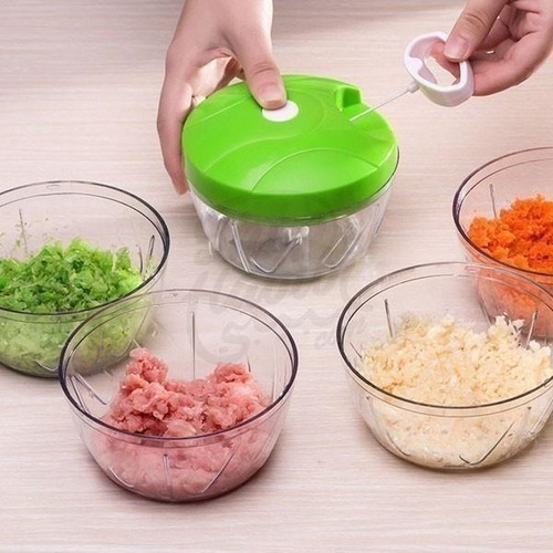 Imagen 5 de 7 de Picadora De Verduras Mini Chopper Cortador Vegetales