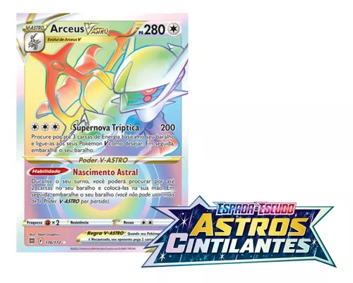 Arceus V, Astros Cintilantes, Banco de Dados de Cards do Estampas  Ilustradas