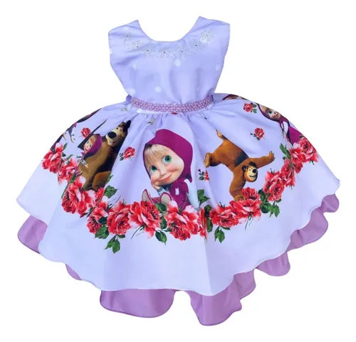 Mercado livre vestido da masha cheap eo urso
