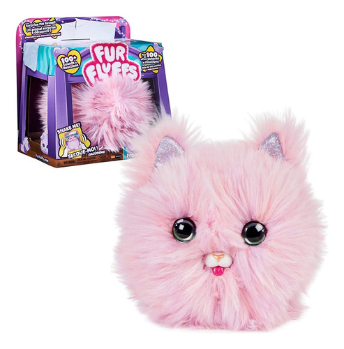 Peluche Fur Fluffs Gato Purrn Fluff Rosa Interactivo