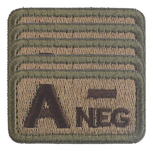 Parches Bordados Tácticos, Mxiiy-005, 5parches, Militar A - Diseño De La Tela Bordada