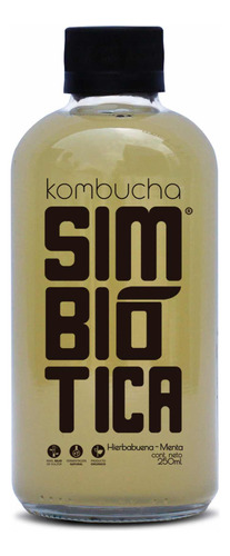 Caja De 12 Piezas De Kombucha Simbiótica Hierbabuena Menta