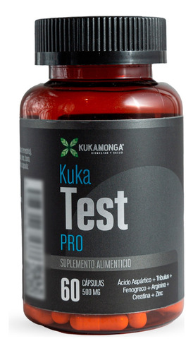 Potenciador De Testosterona, Kuka Test Pro - 60 Cáps