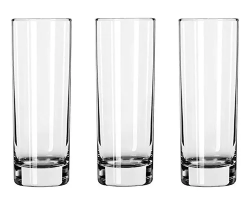 Juego 12 Vasos De Vidrio Jaiboleros Modernos Colores 415ml