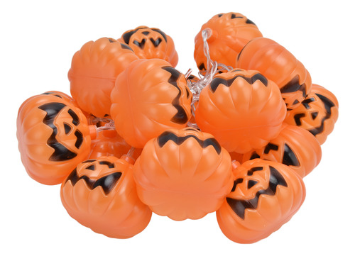 Cadena De 20 Led Con Forma De Calabaza Para Halloween, 3 Met
