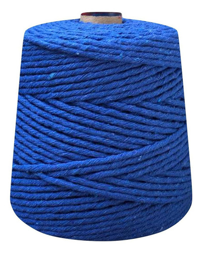 Barbante Macramê Cordão Grosso 24 Fios 1 Kg Colorido Cor Azul Royal