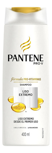 Shampoo Pantene Pro-V Liso Extremo en botella de 400mL por 1 unidad