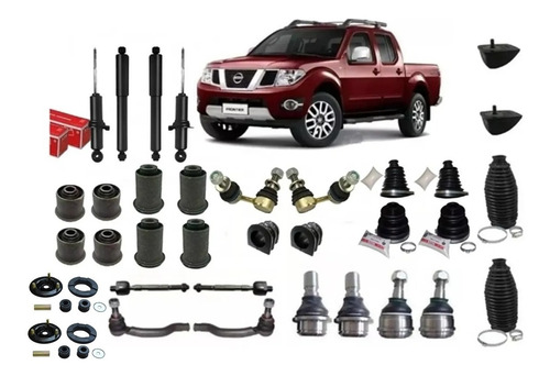 Kit Suspensão Nissan Frontier Sel 2.5 Após 2007 - 34 Peças