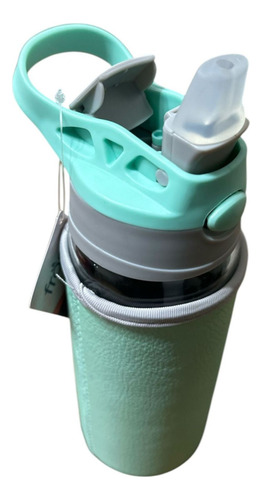 Botella De Agua Deportiva 500ml De Vidrio Con Funda Frostt