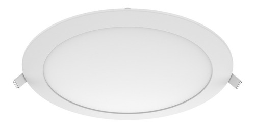 Plafon Para Techo Led Embutir 18w Blanco Luz Fria Baw