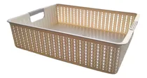 Comprar Set De 3 Canastos Organizadores Simil Rattan Cajon