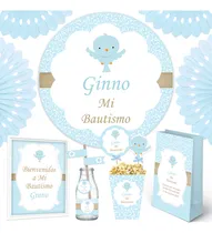 Comprar Kit Imprimible Pajarito Shabby Chic Baby Shower Nene Varón