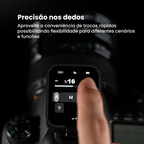 Radio Flash Ttl Sem Fio Touchscreen Godox Nano X3 - Nikon