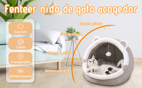 . .. Tienda De Mascotas, Nido Caliente For Perros Y Gatos L